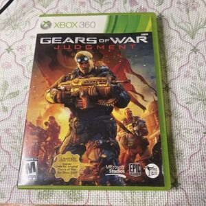 XBOX 360- GEARS OF WAR JUDGMENT VIDEO‎ GAME W/CASE - USED- No Manual